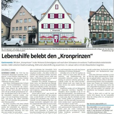 Lebenshilfe belebt den “Kronprinzen”