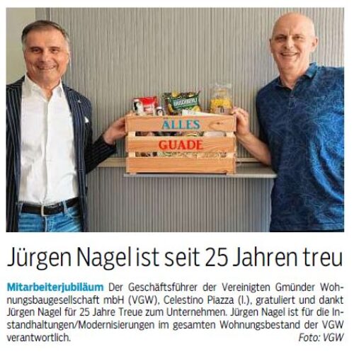Jubiläum 25 Jahre Jürgen Nagel