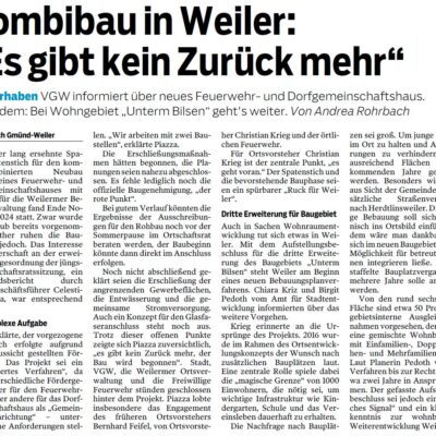 Kombibau in Weiler